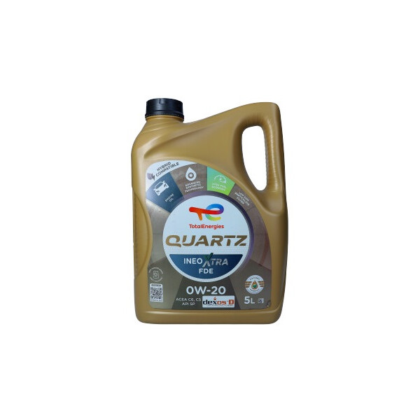 TOTAL OLEJ 0W20 5L QUARTZ INEO XTRA FDE / C6/C5 / SP / DEXOS D / 229.71 / WSS-M2C952-A1 / STJLR 03.5006