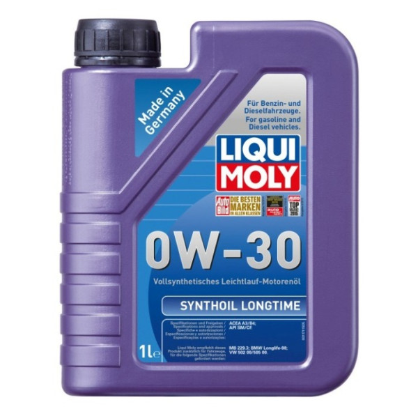 LIQUI MOLY OLEJ 0W30 1L SYNTHOIL LONGTIME SM/CF / A3/B4 / 229.3 / 505.00