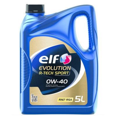 ELF OLEJ 0W40 5L EVOLUTION R-TECH SPORT / C3 / RN17 RSA / RN0700/0710 / SILNIKI RS