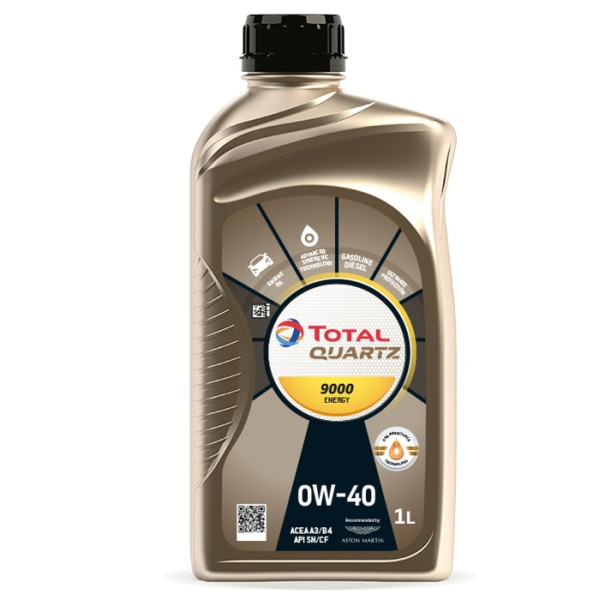 TOTAL OLEJ QUARTZ 0W40 1L QUARTZ 9000 ENERGY A3/B4 / SN/CF / 502.00 505.00 / 229.5 / WSS M2C 927-A / A40