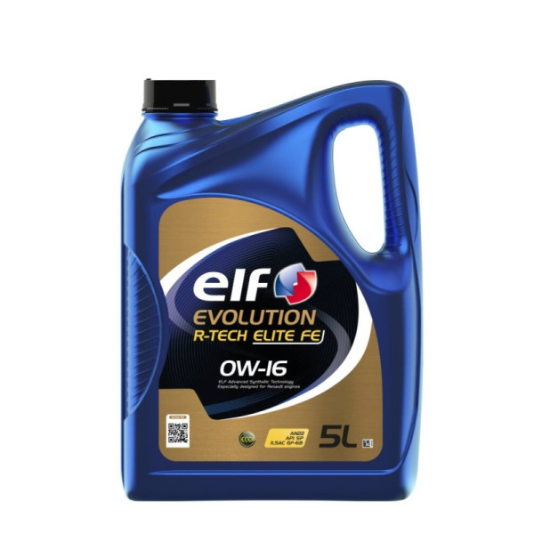 ELF OLEJ 0W16 5L EVOLUTION R-TECH ELITE FE/ SP/ GF-6B/ AN22