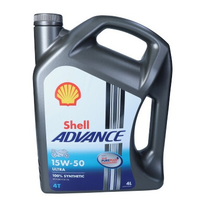 SHELL OLEJ 15W50 4L ADVANCE ULTRA 4T/ MOTOCYKLE