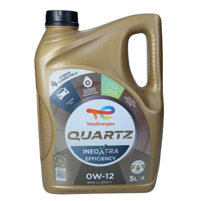 TOTAL OLEJ QUARTZ 0W12 5L INEO XTRA EFFICIENCY/ BMW LL-22FE++