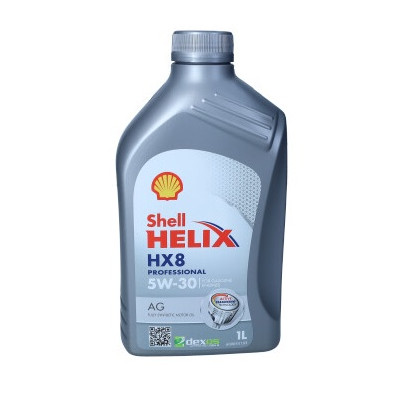 SHELL OLEJ 5W30 1L HELIX HX8 PROFESSIONAL AG / SN / GF-5 / DEX1 GEN2 / WSS-M2C946-B1 / FCA MS-13340