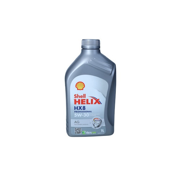 SHELL OLEJ 5W30 1L HELIX HX8 PROFESSIONAL AG / SN / GF-5 / DEX1 GEN2 / WSS-M2C946-B1 / FCA MS-13340