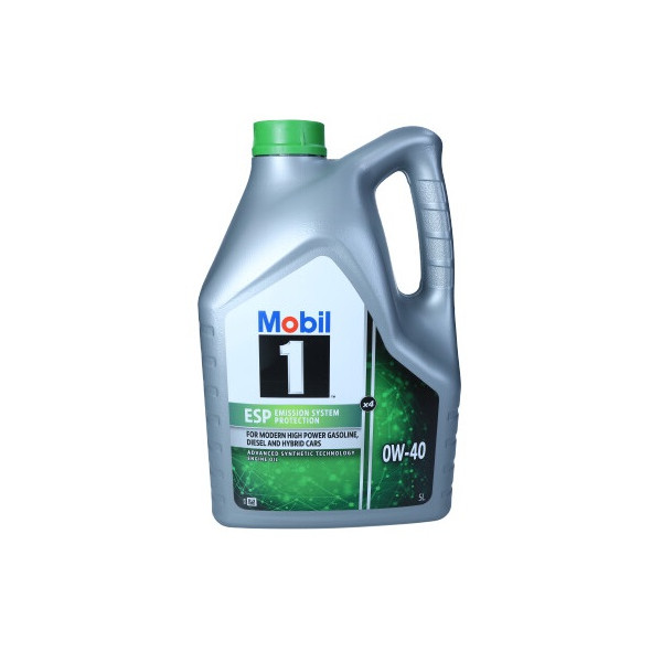 OLEJ MOBIL1 0W40 5L ESP X4 / CF/SP / C3 / C40 / 511.00 / 229.51 229.52 / 9.55535-S2