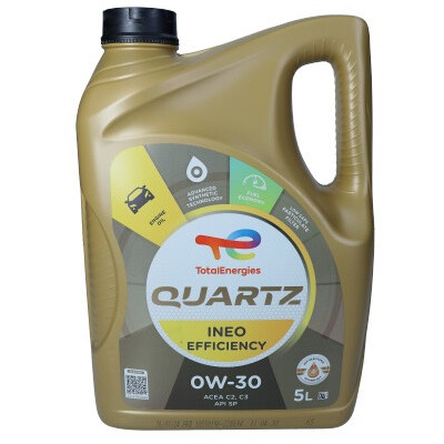 TOTAL OLEJ QUARTZ 0W30 5L INEO EFFICIENCY / C2/C3 / SP / LL19 FE / LL-12 FE / LL04 / KIA