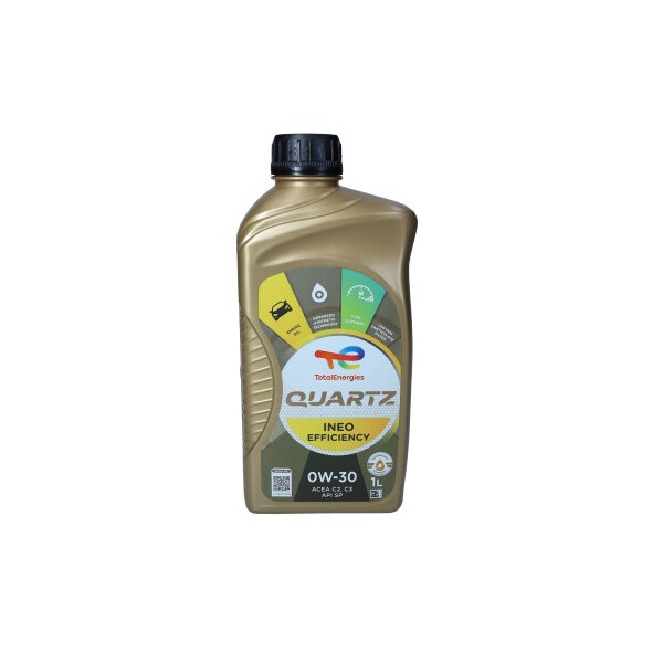 TOTAL OLEJ QUARTZ 0W30 1L INEO EFFICIENCY / C2/C3 / SP / LL19 FE / LL-12 FE / LL04 / KIA