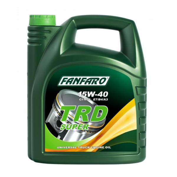 FANFARO OLEJ 15W40 TRD SUPER 5L / UNIVERSAL - SHPD / CI-4/SL / E7 / 228.3 / M3275 / RLD-2 / VDS-3