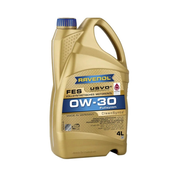RAVENOL OLEJ 0W30 4L FES USVO / C2 / LL-12FE / 229.61 / MS-13340 / 9.55535-DS1/GS1 / STJLR.03.5007 / B71 2290/B71 2312