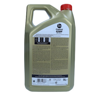CASTROL OLEJ 0W30 5L EDGE LL / C3 / LL04 / 229.31 229.51 / 504.00 507.00 / 229.52 / C30