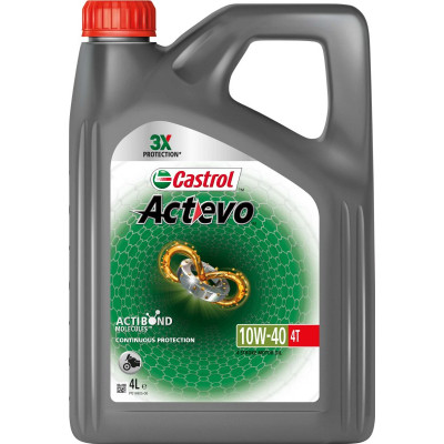 CASTROL OLEJ 10W40 4L ACT EVO 4T / SL / JASO MA2