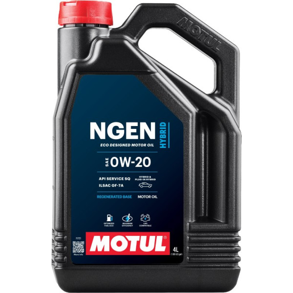 MOTUL OLEJ 0W20 4L NGEN HYBRID / SP-RC / GF-6A