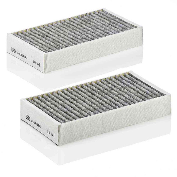 MANN FILTER FILTR KABINY MERCEDES W164 M-KLASA 05- 2SZT. Z AKTYWNYM WĘGLEM