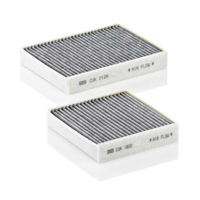MANN FILTER FILTR KABINY CITROEN/PEUGEOT KOMPLET2 Z AKTYWNYM WĘGLEM