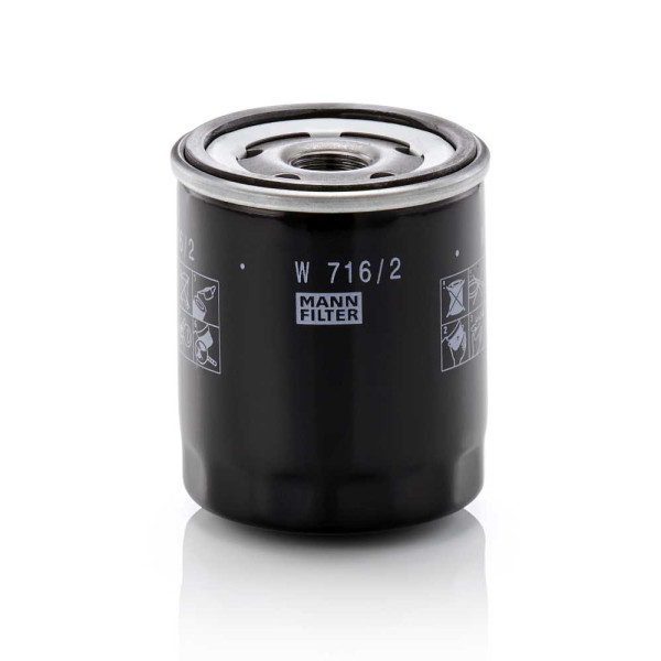 MANN FILTER FILTR OLEJU FIAT TIPO 16- 1,4B/GIULIETTA/ MITO 09-