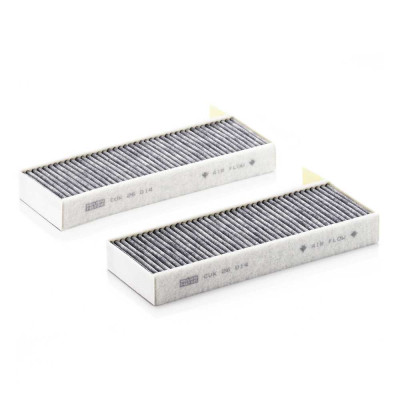 MANN FILTER FILTR KABINY PEUGEOT 308 13- KOMPLET 2SZT Z AKTYWNYM WEGLĘM