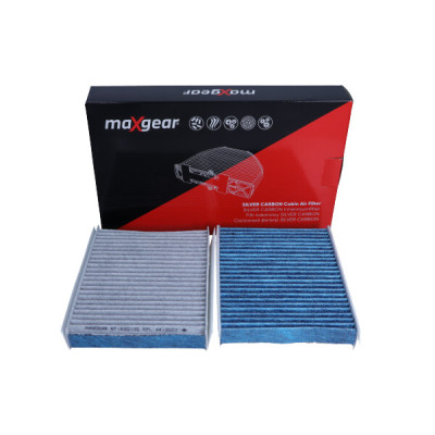 MAXGEAR FILTR KABINY ALFA 147/156 !!!KPL 2 SZT!!! "SILVER CARBON" Z JONAMI SREBRA I WĘGLEM AKTYWNYM