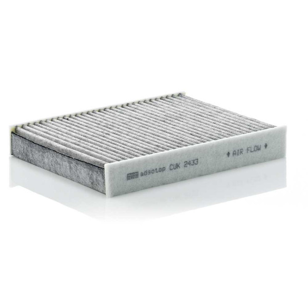 MANN FILTER FILTR KABINY FORD FIESTA V/FUSION 02- Z AKTYWNYM WĘGLEM