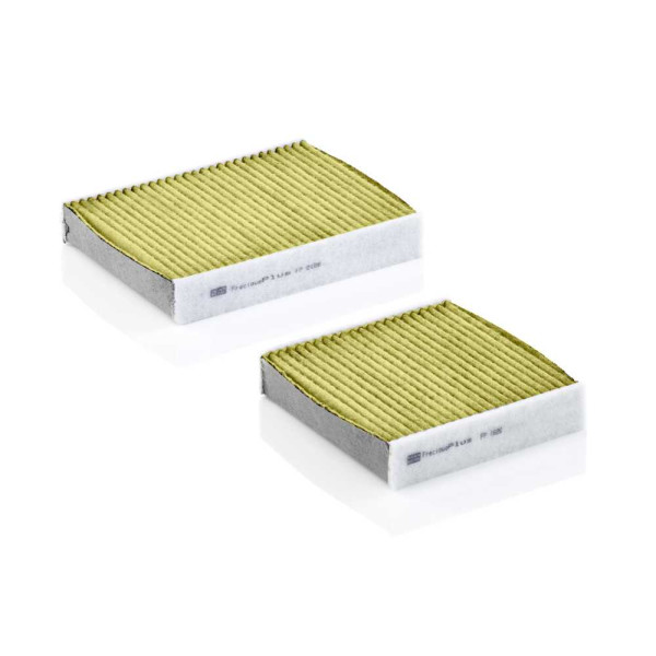 MANN FILTER FILTR KABINY PEUGEOT 207 KOMPLET2 SZT. FRECIOUS PLUS (ANTYALERGICZNY)