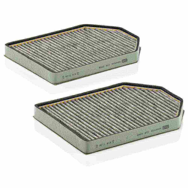 MANN FILTER FILTR KABINY VW A8 94-02 KOMPLET 2 SZ. Z AKTYWNYM WĘGLEM