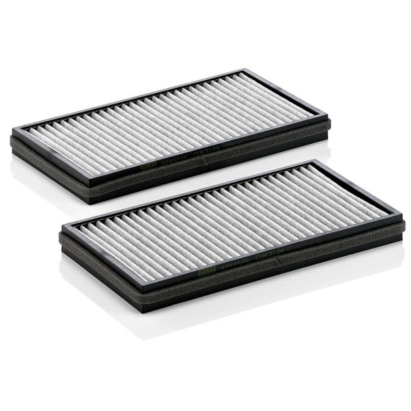 MANN FILTER FILTR KABINY BMW E65/66 01- Z AKTYWNYM WĘGLEM 2SZT.