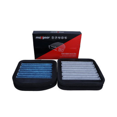 MAXGEAR FILTR KABINY DB W210/W220 CLIMATRONIC !!!KPL 2 SZT!!! "SILVER CARBON" Z JONAMI SREBRA I WĘGLEM AKTYWNYM
