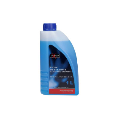 MAXGEAR PŁYN DO CHŁODNIC 1L -35°C (NIEBIESKI) G11 NA DODATKACH BASF