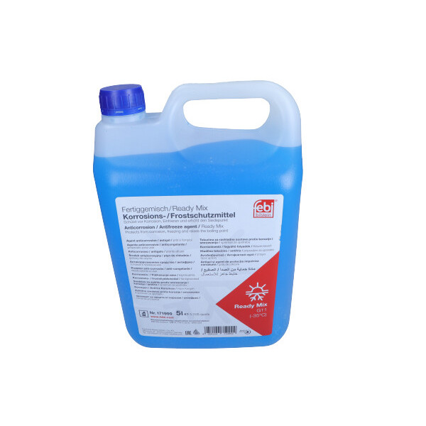 FEBI PŁYN DO CHŁODNIC 5L NIEBIESKI JAKOŚĆ G11 READY-MIX G11 -35°C / 000 989 08 25 S3