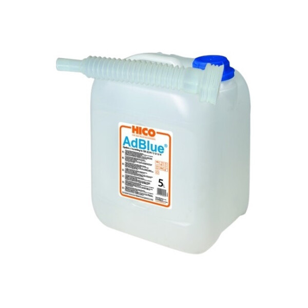 HICO PŁYN AD BLUE 5L/ Z LEJKIEM/ PKWIU 20.15.31-13.00