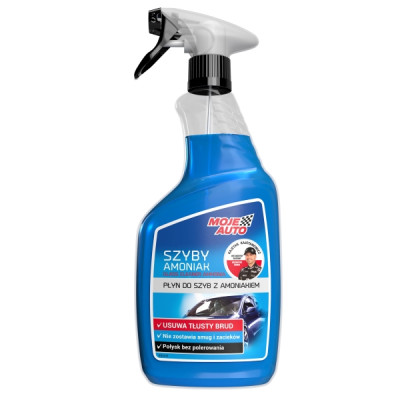 MOJE AUTO PŁYN DO MYCIA SZYB AMONIAK 650ML ATOMIZER