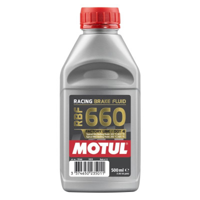 MOTUL PŁYN HAMULCOWY DOT4 500ML RBF660 RACING BRAKE FLUID / FACTORY LINE