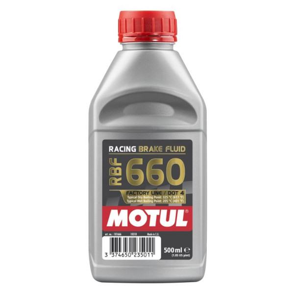 MOTUL PŁYN HAMULCOWY DOT4 500ML RBF660 RACING BRAKE FLUID / FACTORY LINE
