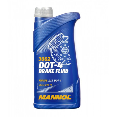 MANNOL PŁYN HAMULCOWY DOT4 500ML/ SYNT./ MOTO/ PLASTIK