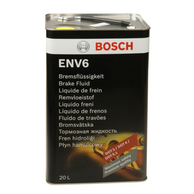BOSCH PŁYN HAMULCOWY ENV6 20L / / ZASTĘPUJE: DOT3/DOT4/DOT4HP/DOT4SUPER/DOT5.1