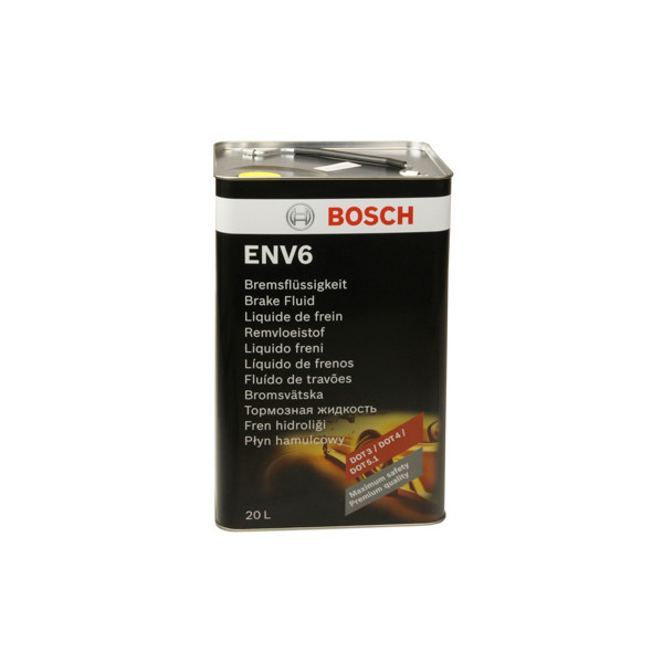 BOSCH PŁYN HAMULCOWY ENV6 20L / / ZASTĘPUJE: DOT3/DOT4/DOT4HP/DOT4SUPER/DOT5.1