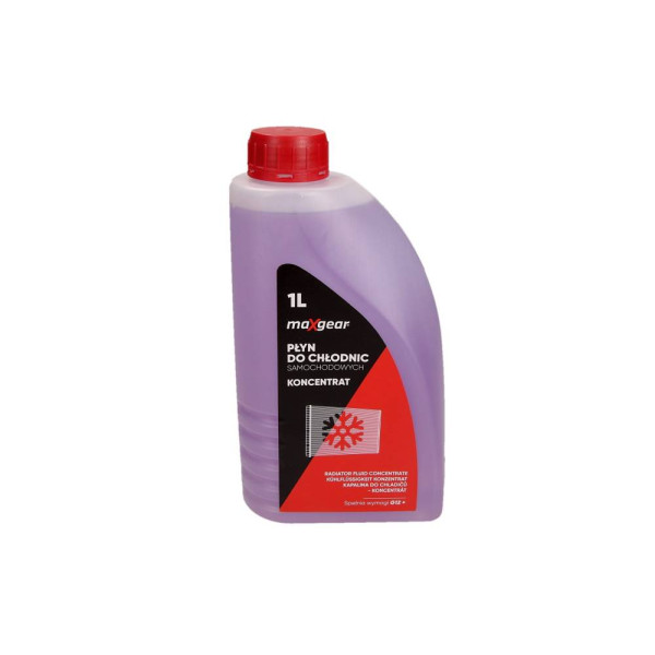 MAXGEAR PŁYN DO CHŁODNIC 1L KONCENTRAT (FIOLETOWY) G12+ NA DODATKACH BASF