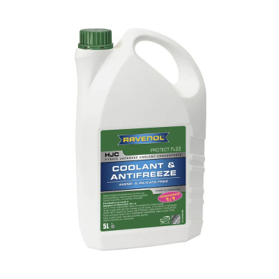 RAVENOL PŁYN DO CHŁODNIC 5L KONCENTRAT HJC PROTECT FL22/ ZIELONY