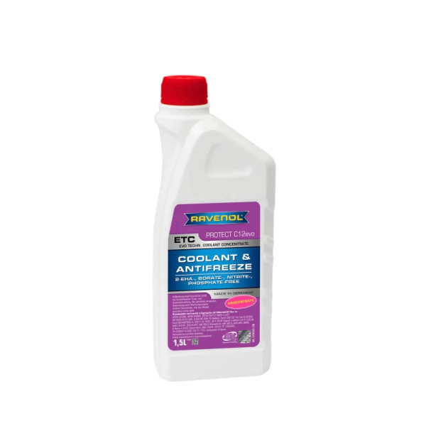 RAVENOL PŁYN DO CHŁODNIC 1,5L KONCENTRAT / ETC CONCENTRATE PROTECT C12EVO / G12EVO