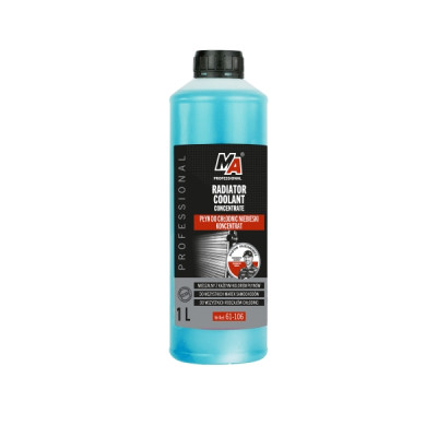 MOJE AUTO PŁYN DO CHŁODNIC 1L NIEBIESKI  KONC. NA DODATKACH BASF RADIATOR COOLANT / MA PROFESSIONAL