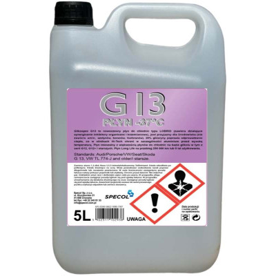 SPECOL PŁYN DO CHŁODNIC 5L FIOLETOWY G13/ -37°C