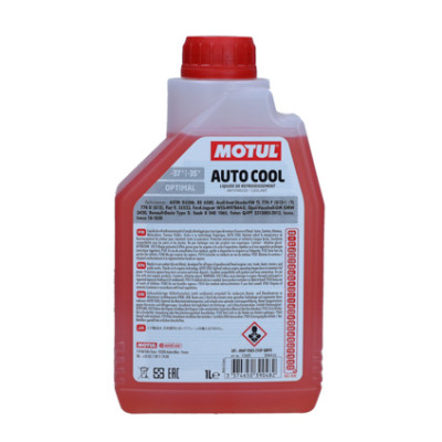 MOTUL PŁYN DO CHŁODNIC 1L AUTO COOL OPTIMAL -37°C/ G12/G12+