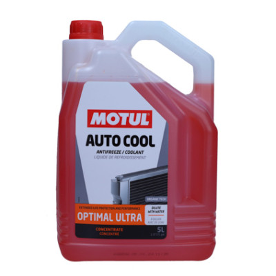 MOTUL PŁYN DO CHŁODNIC 5L KONCENTRAT AUTO COOL OPTIMAL ULTRA / CZERWONY G12/G12+