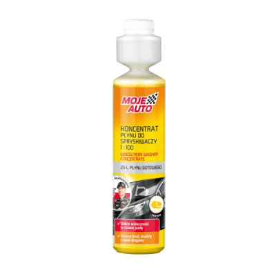 MOJE AUTO PŁYN DO SPRYSKIWACZY KONCENTRAT 250ML CYTRYNA
