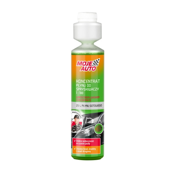 MOJE AUTO PŁYN DO SPRYSKIWACZY KONCENTRAT 250ML LEŚNY