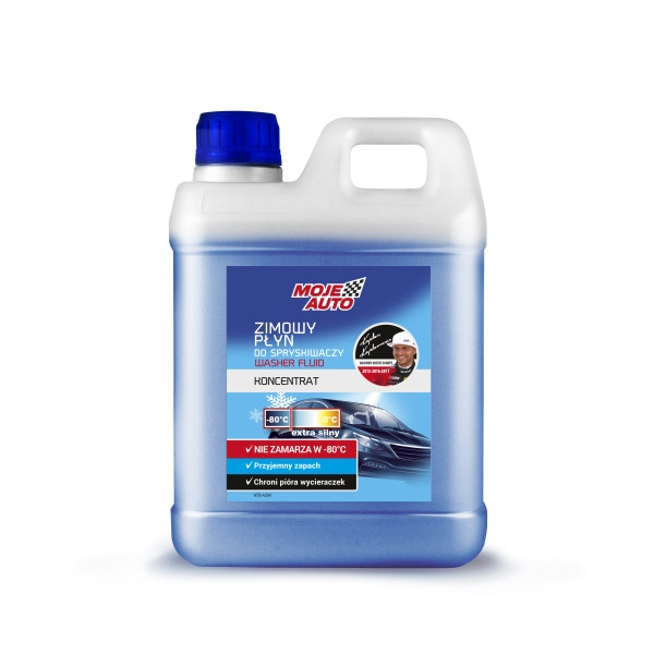 MOJE AUTO PŁYN DO SPRYSKIWACZY KONCENTRAT ZIMOWY 1L WASHER FLUID