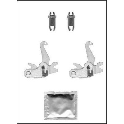 QUICK BRAKE ZESTAW NAPRAWCZY DŹWIGNI ROZPIERAKA OPEL OMEGA/VECTRA 86-03