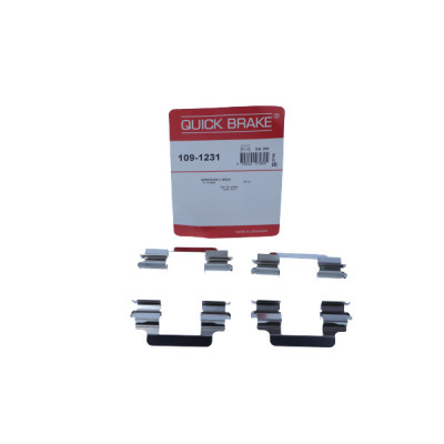 QUICK BRAKE ZESTAW INSTALACYJNY KLOCKÓW HAMULCOWYCH CITROEN PRZÓD C8/JUMPY 03-