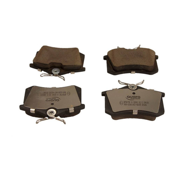 QUARO KLOCKI HAMULCOWE VW TYŁ GOLF/BORA/PASSAT/A3/A4/A6/OCTAVIA/ 92-12 GR 17,2MM SILVER CERAMIC