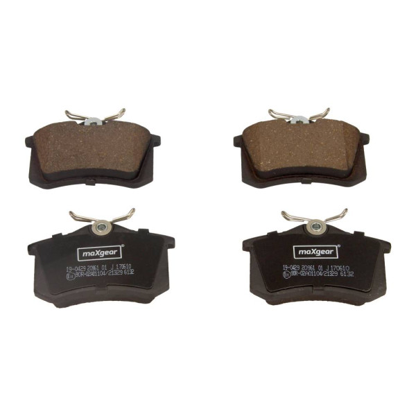 MAXGEAR KLOCKI HAM. VW T. GOLF/VENTO/PASSAT/POLO/A4/A6/RENAULT 88-05 GR 15,2MM